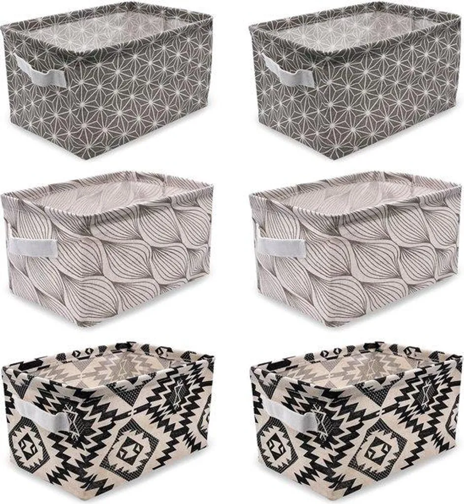 Boîtes de rangement anti-humidité lot de 6 pour organiser jouets et soins