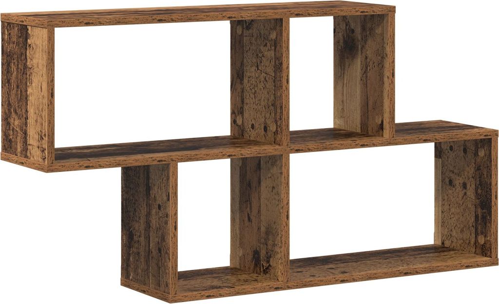 Möbel Wandregal Altholz 100x20x53 cm - Wandregale 869195