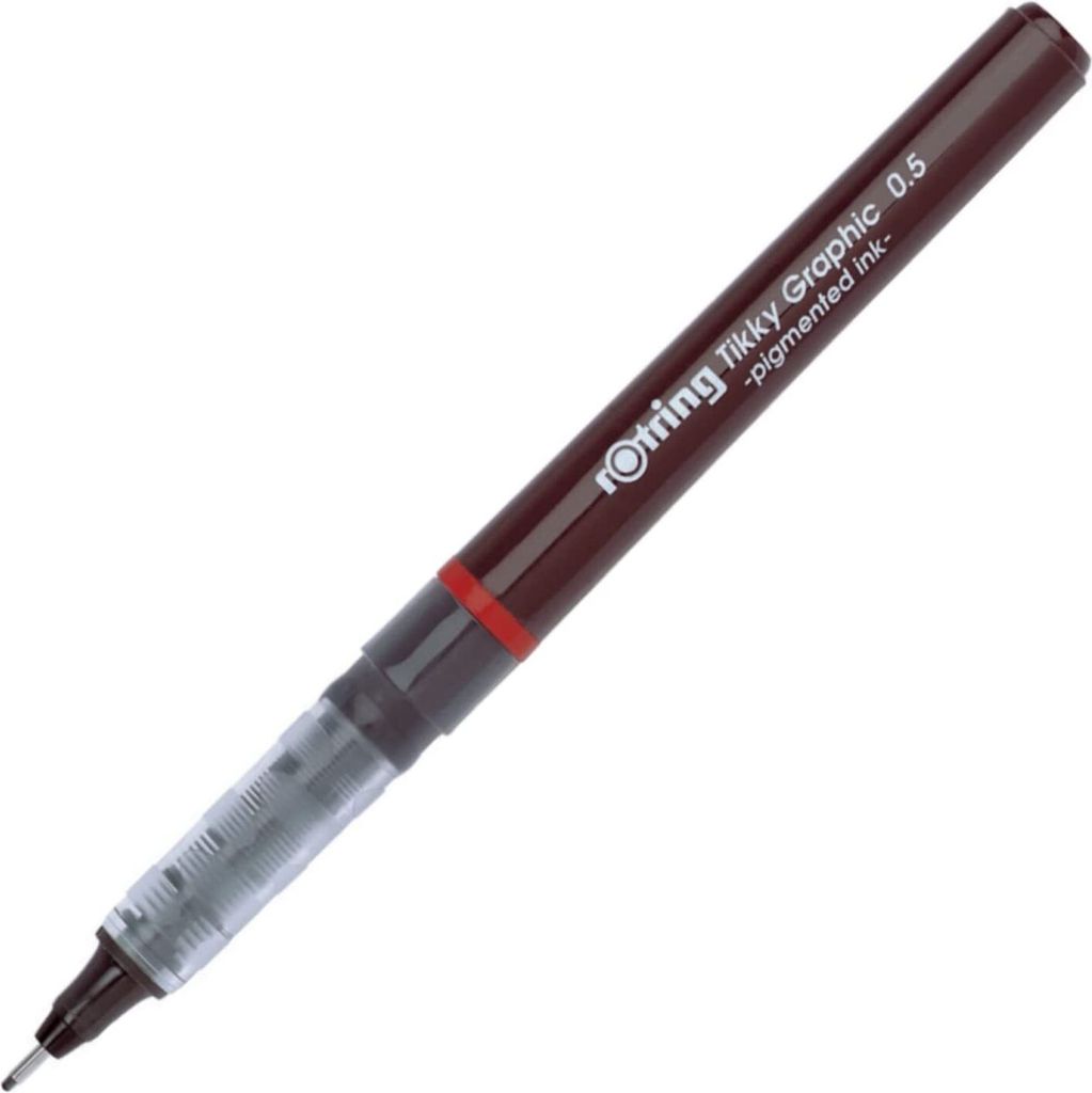 ROTRING Feinfaserschreiber Tikky Graphic 0,5mm Schwarz 1 Obrázek produktu 