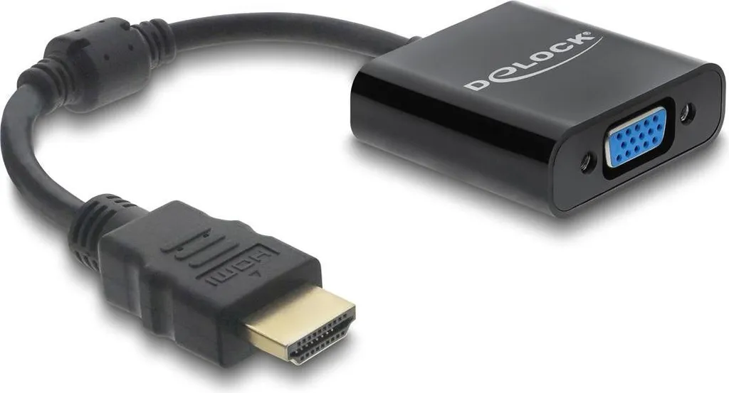 Adattatore HDMI Maschio a VGA Femmina 1080p - Nero Universale