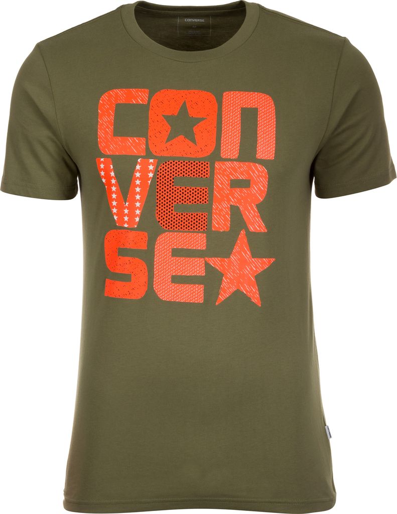 Flyknit Wordmark Stacked T-Shirt Herren Converse S Produktbild 
