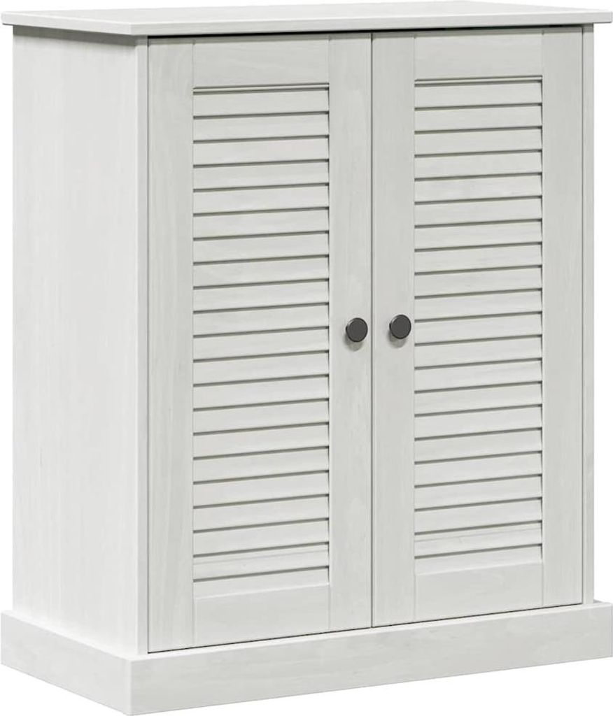 vidaXL Mobile da bagno VIGO Bianco e bianco antico 68 x 34 Immagine del prodotto 