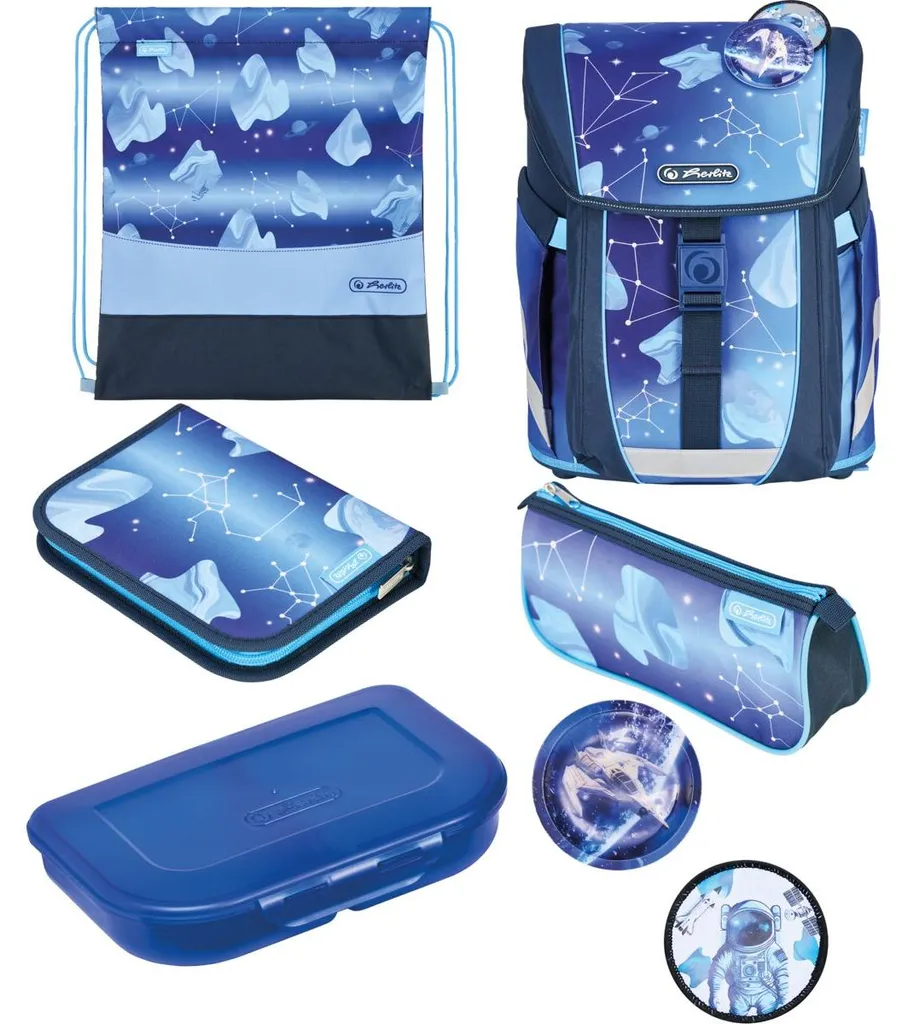 Herlitz FiloActive XL Plus Cosmic sac à dos rigide avec dos ergonomique