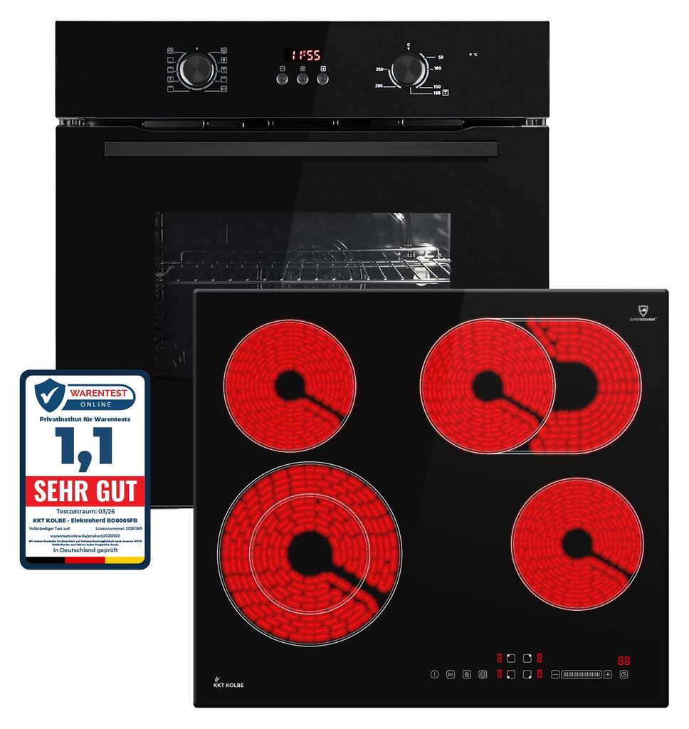 Backofen und Kochfeld SET8005FBCH59RL