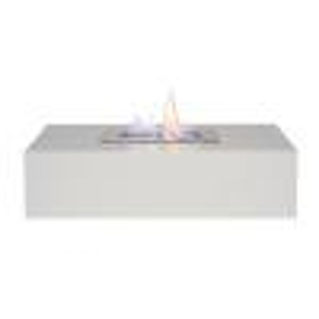 Sureflame Piccolo Bioethanol Kamin weiß freistehend 10×40×24 cm, 1,3 kW, Ethanolkamin ohne Schornstein