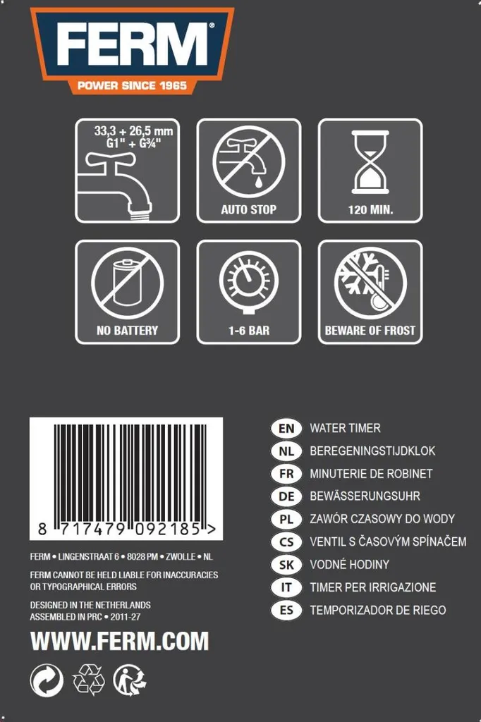 Minuteur d'arrosage Manuel 120 Minutes - Programmateur d'Eau Débit Constant - 4