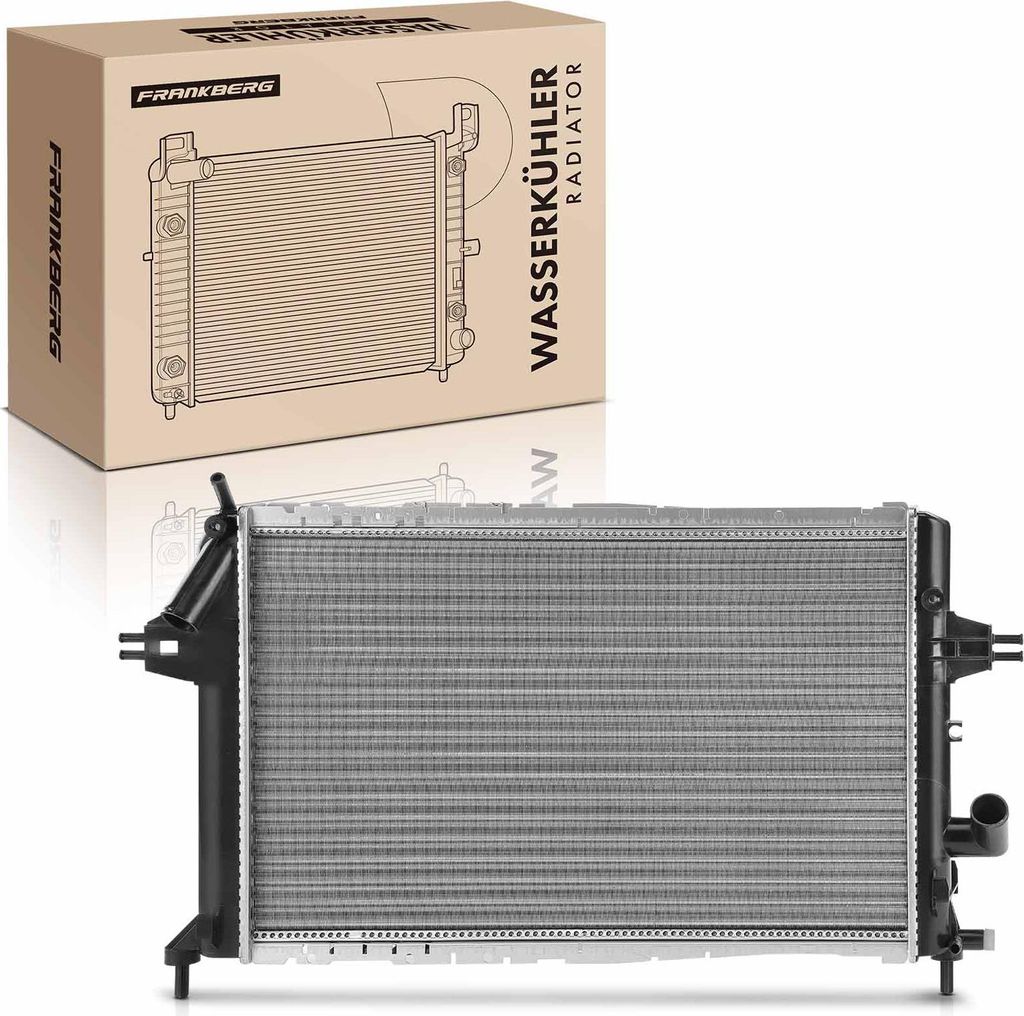 Frankberg 1x Kühler Wasserkühler Motorkühler für Opel Astra G F08 F48 T98 F70 F35 F69 1.7L