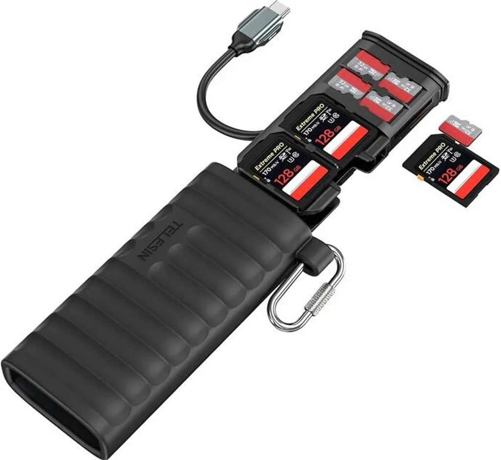 TELESIN S6-MCR-01: Lettore SD per Fotografi Professionisti USB-C