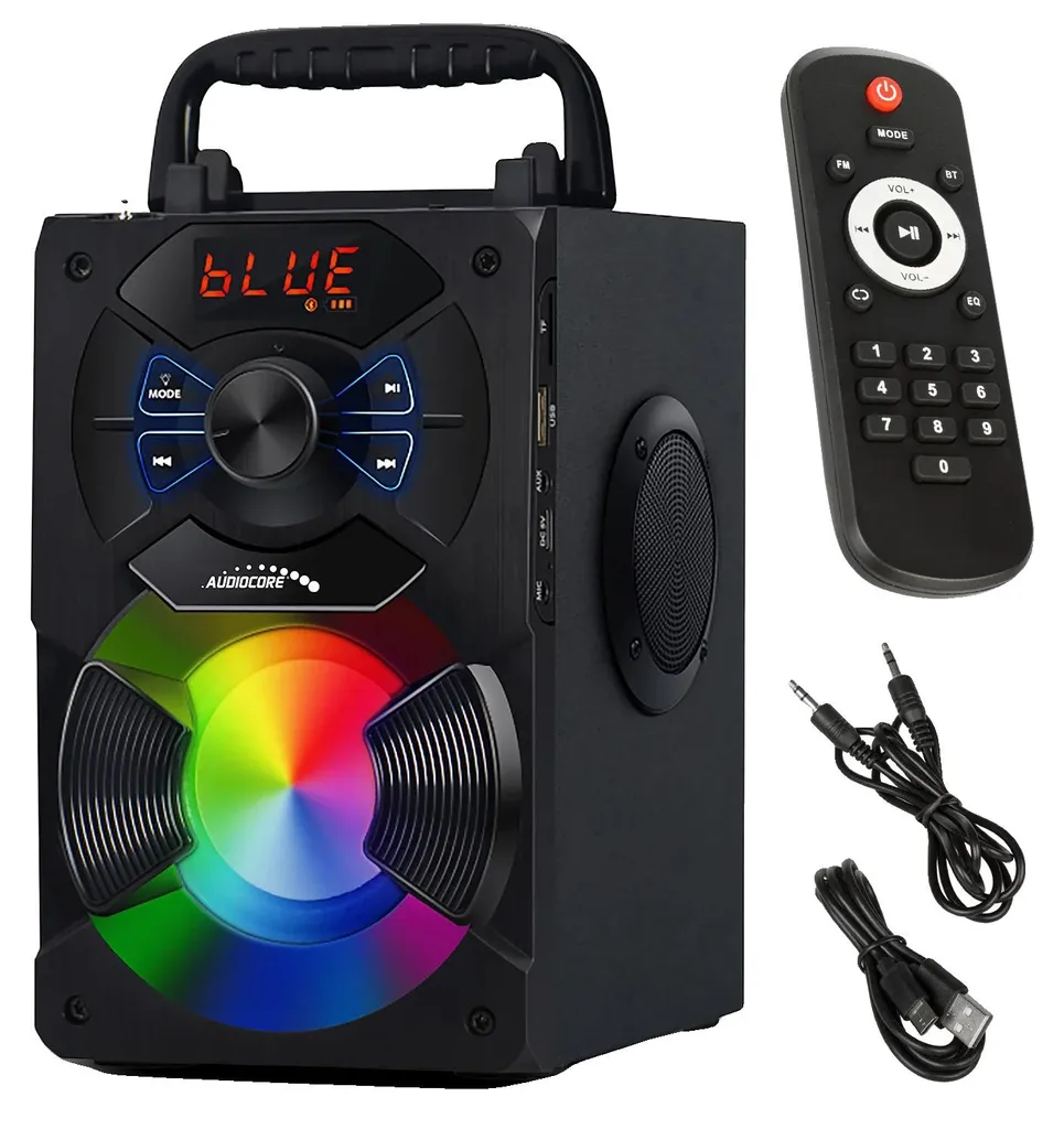 Enceinte Bluetooth portable 11W noire SoundBox v5.0 pour smartphone