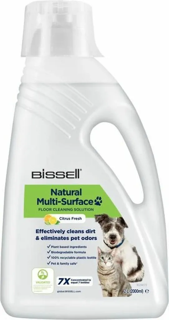 Nettoyant de Sols Bissell B31221 2 L - Solution de Nettoyage Multi-surfaces