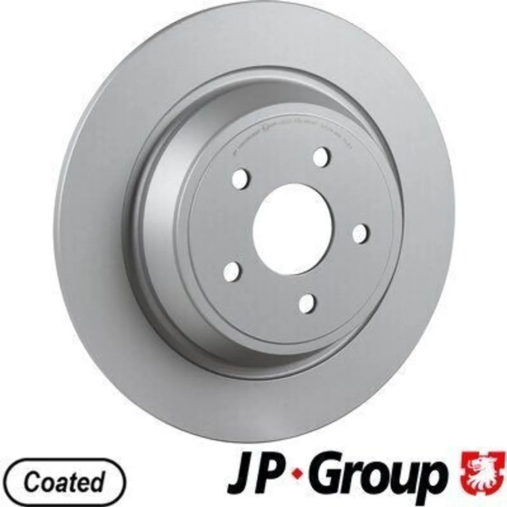 2 Disques de frein JP GROUP 1563203000 arrière pour FORD Kuga Mk2 DM2