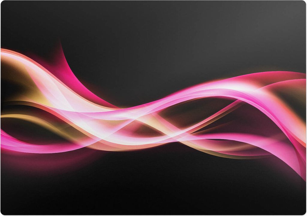 Wellenförmige Linien – Bodenschutzmatte – Stuhlunterlage 100x70 cm – Rutschfest – Hartbodenmatte