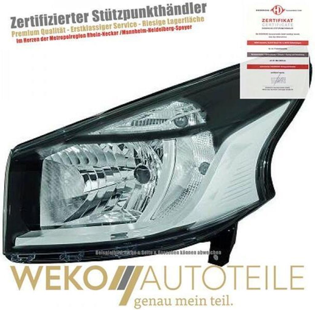 Scheinwerfer links DIEDERICHS 3498981 passend für FIAT