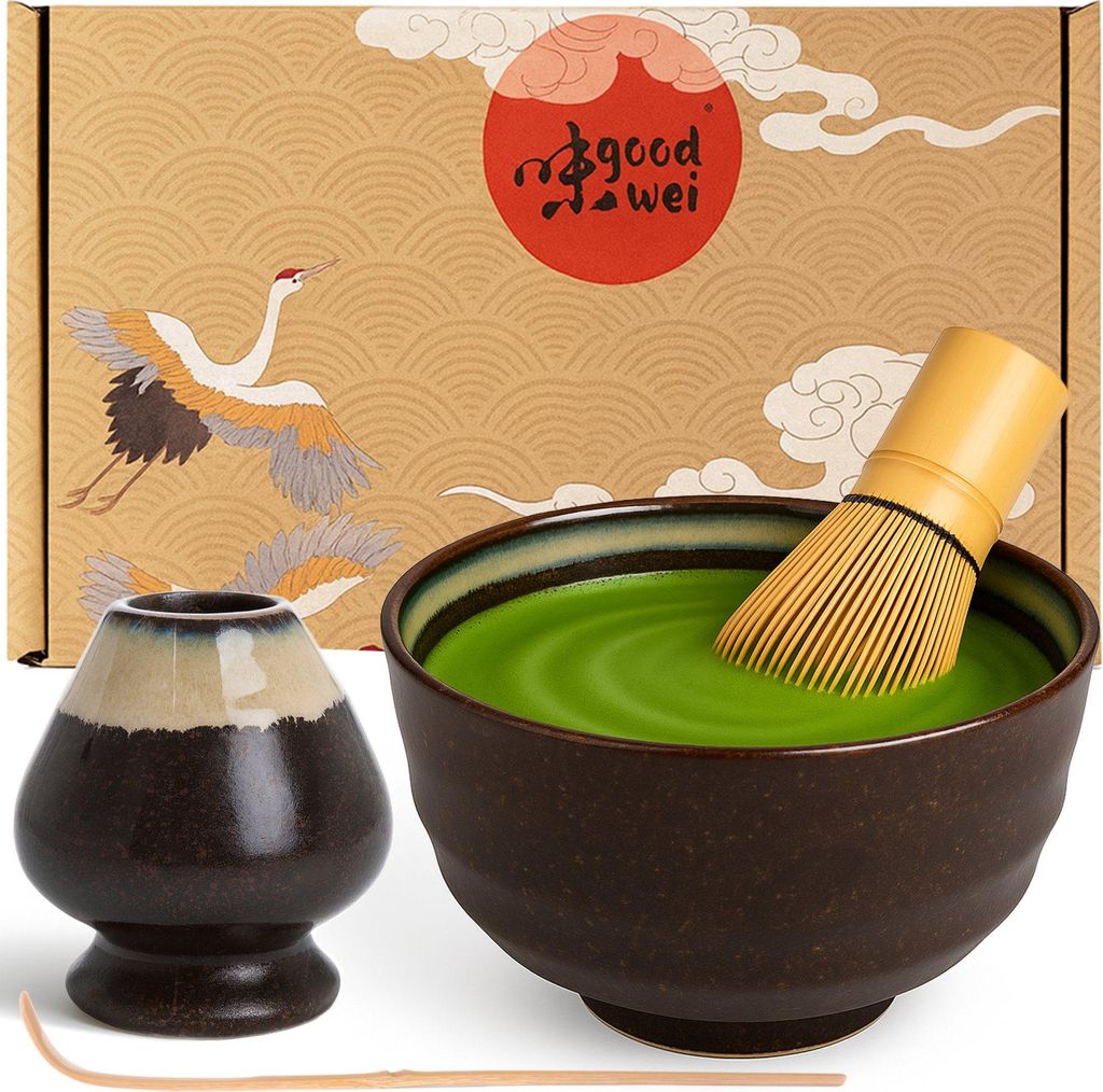 Matcha-Set "Kumo" 80 mit Halter Immagine del prodotto 