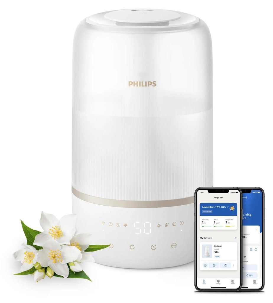 Philips Humidificateur d'air 1000 Series, 3,0 l, blanc Image du produit 