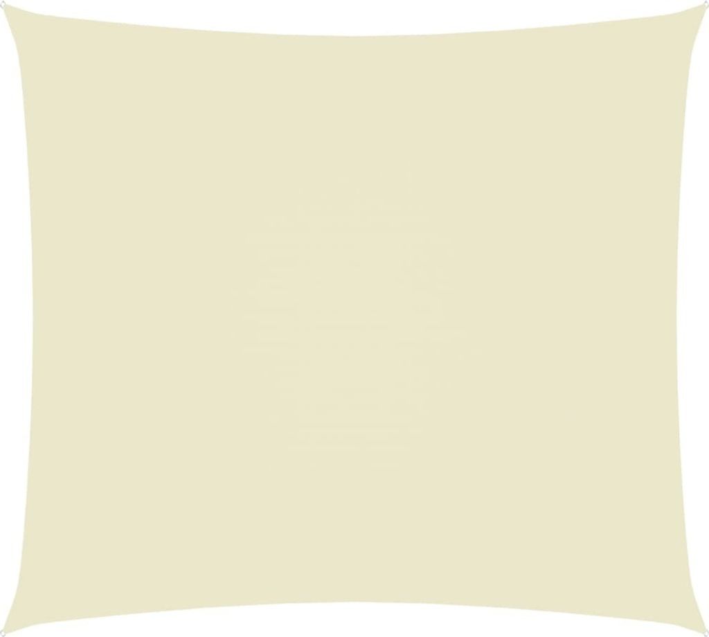 Sonnensegel Oxford-Gewebe Rechteckig 2,5x3,5 m Creme