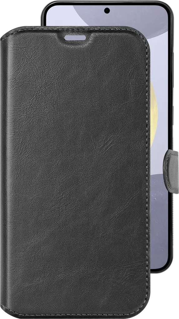 Portefeuille fin S25 pour voyage et quotidien : Format compact 2 en 1 noir