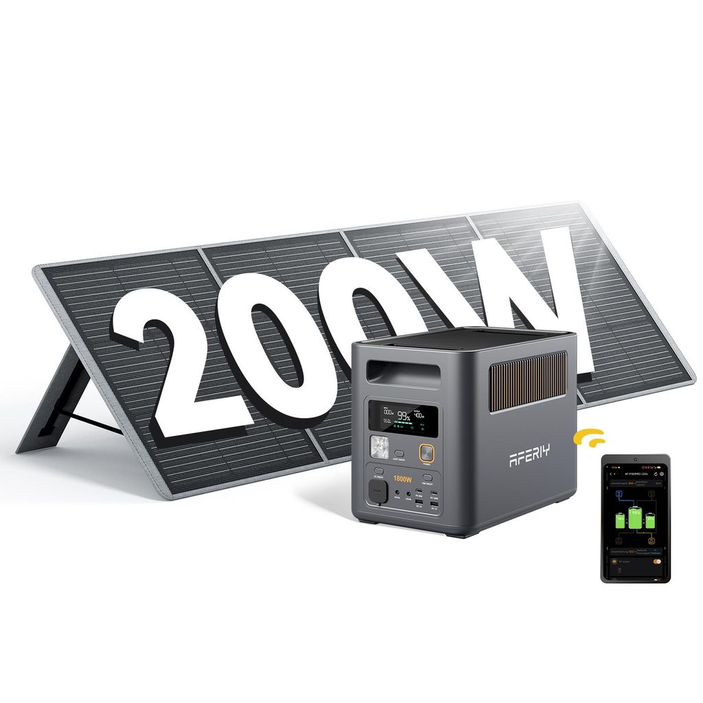 AFERIY P180 Pro Power Station 1800W 1024Wh so solárnym Obrázok produktu 