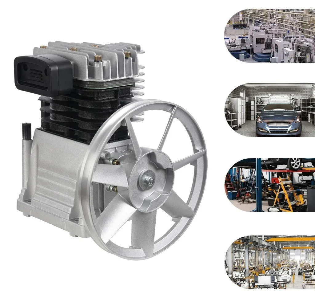 Bloc moteur compresseur air électrique 3 CV - Pompe à piston 2,2 kW