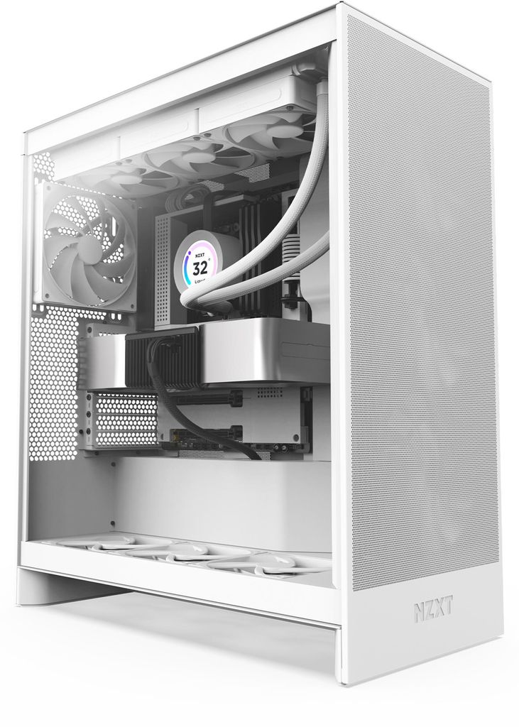 NZXT H series H7 Flow - Mid tower - ATX - Seitenteil mit Produktbild 