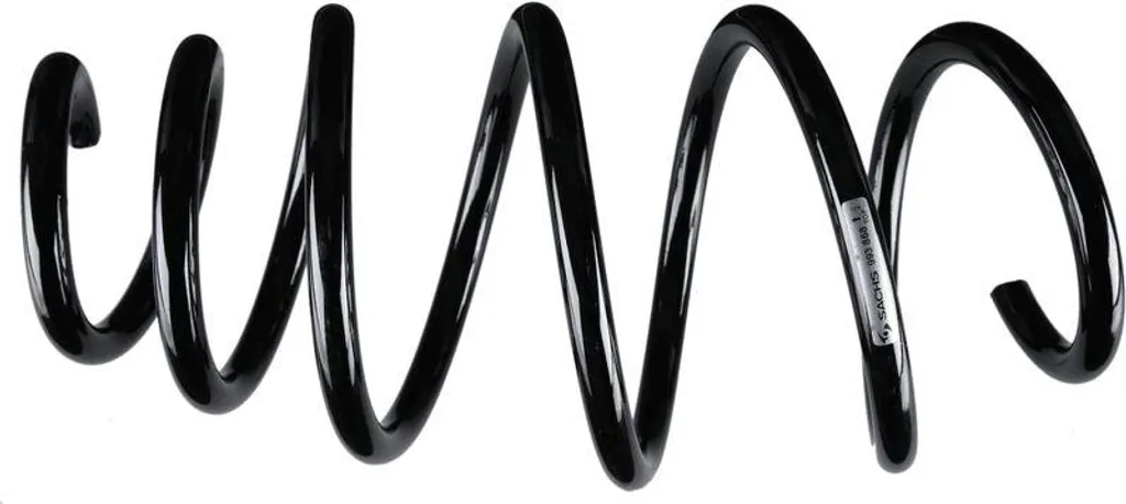 Ressort de suspension renforcé SACHS 993 868 - Qualité OE 22879066 Noir