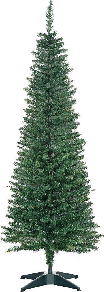 Weihnachtsbaum künstliche Künstliche Tanne Christbaum, inkl Ständer Weihnachtsstern 1,5 m, Grün