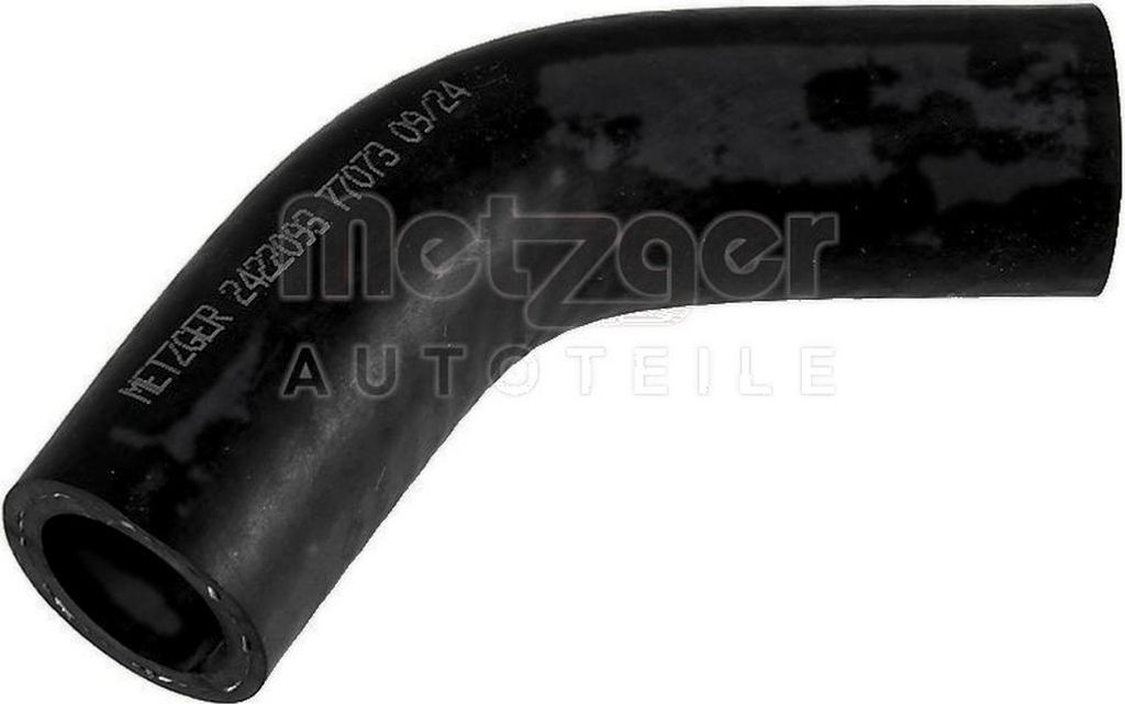 Kühlerschlauch von Anschlussstutzen nach Wasserrohr METZGER für u.a. PEUGEOT 307