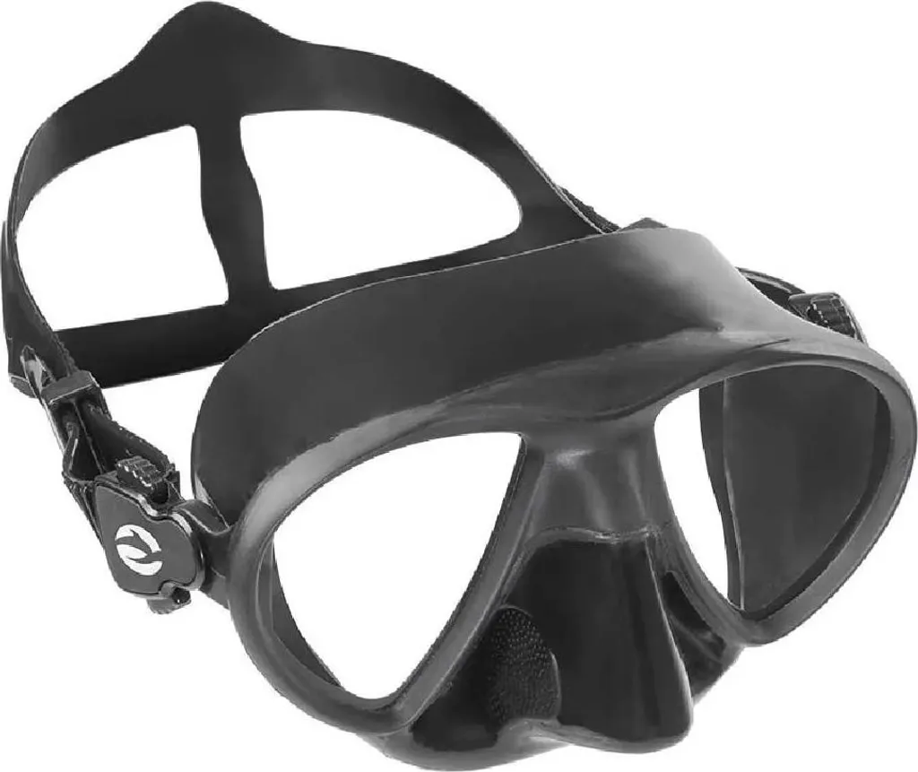 Abysstar See More Maschera da pesca subacquea Nero Uomo, Nero Donna Taglia Unica