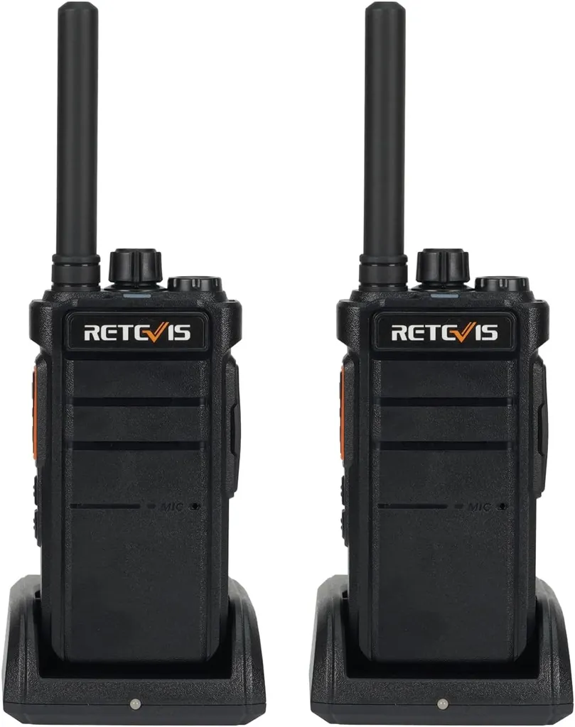 Talkies-walkies Retevis RB626 longue portée radio rechargeable noir