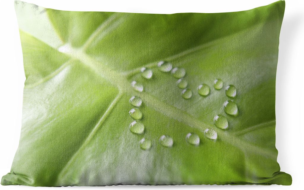 MuchoWow® Outdoor Kissen - Foto eines botanischen Blattes Produktbild 