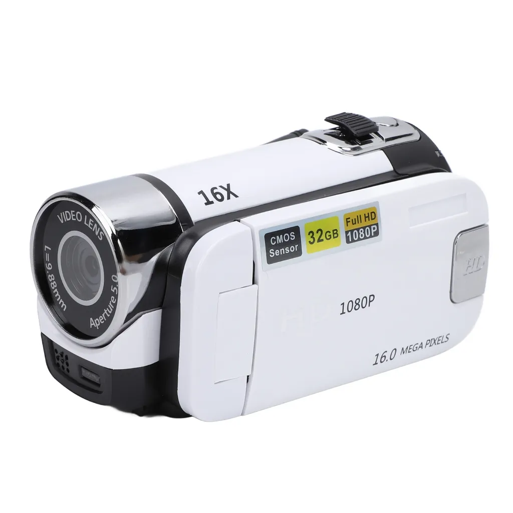 Caméra 1080P anti-shake pour filmer sans flou avec écran LCD 2,4 pouces