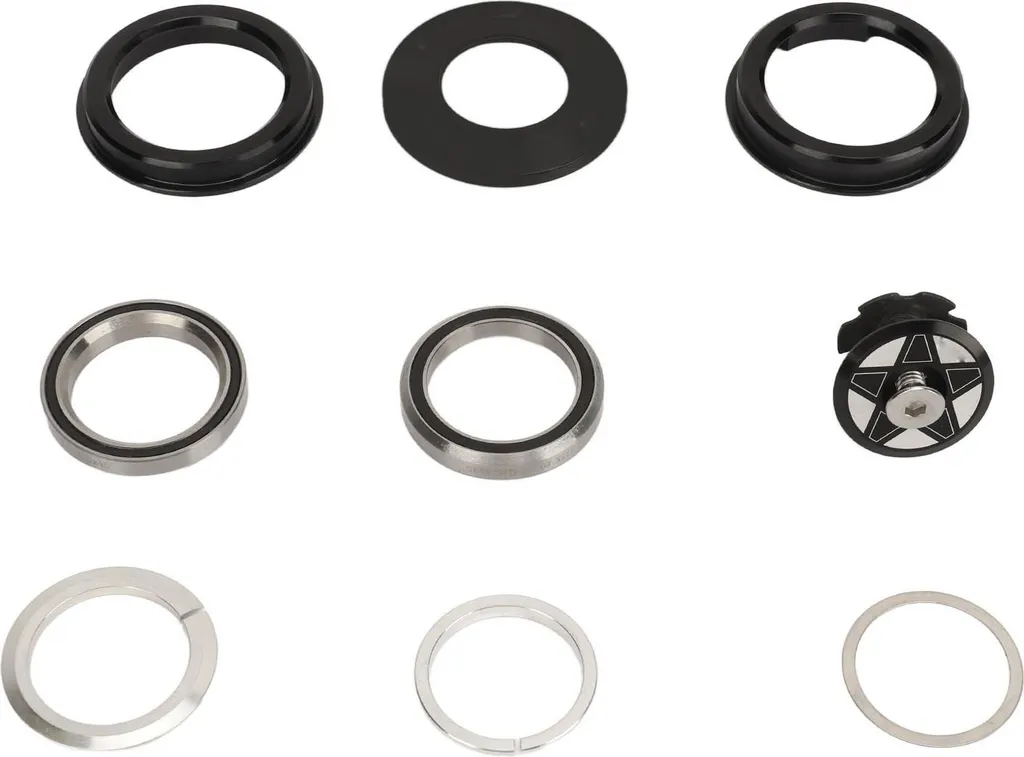 Jeu de Direction Vélo VTT - Roulement de Fourche 1-1/8 Pouces en Acier