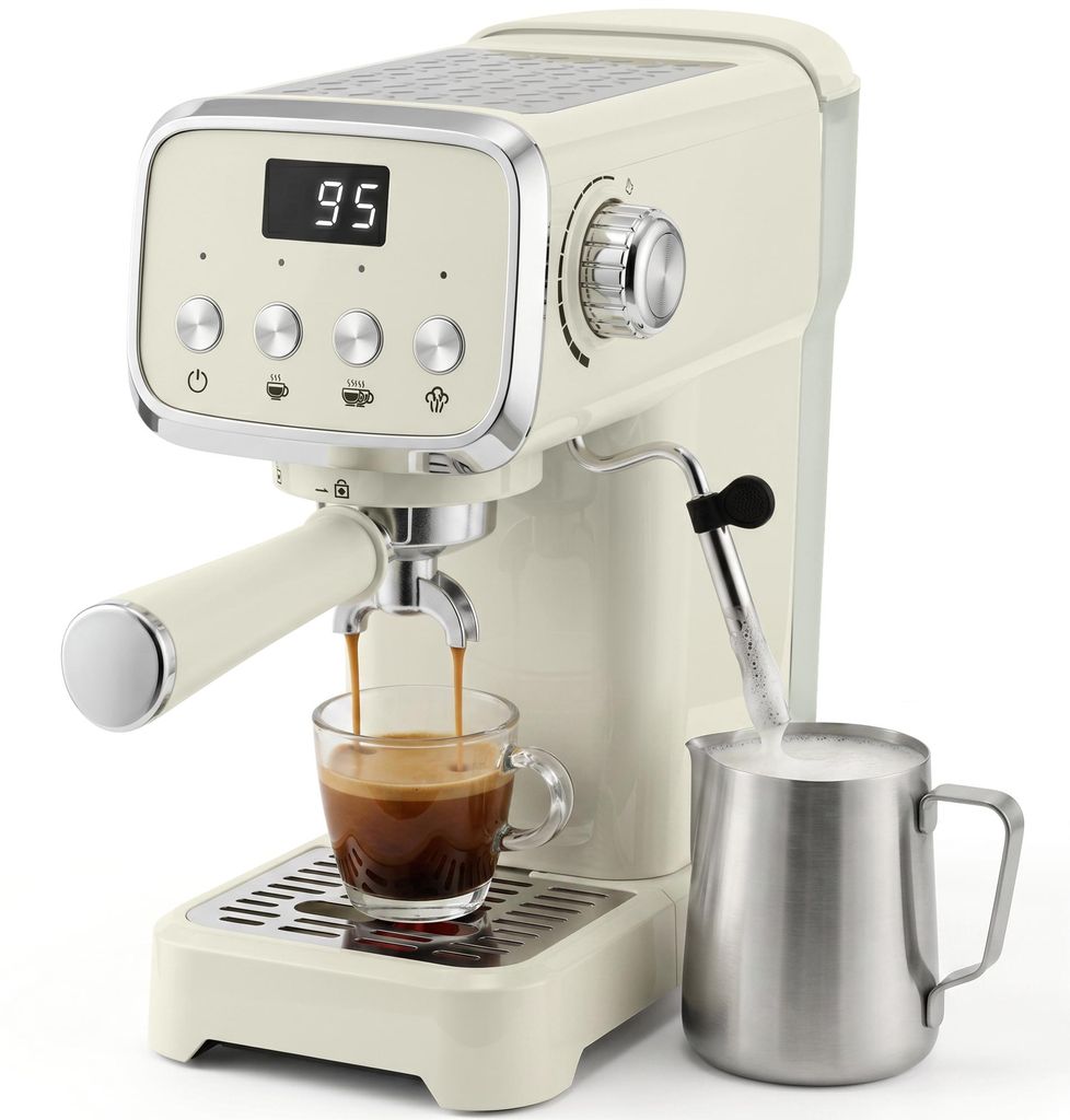 HOMCOM Siebträgermaschine 20 Bar Espressomaschine mit Produktbild 