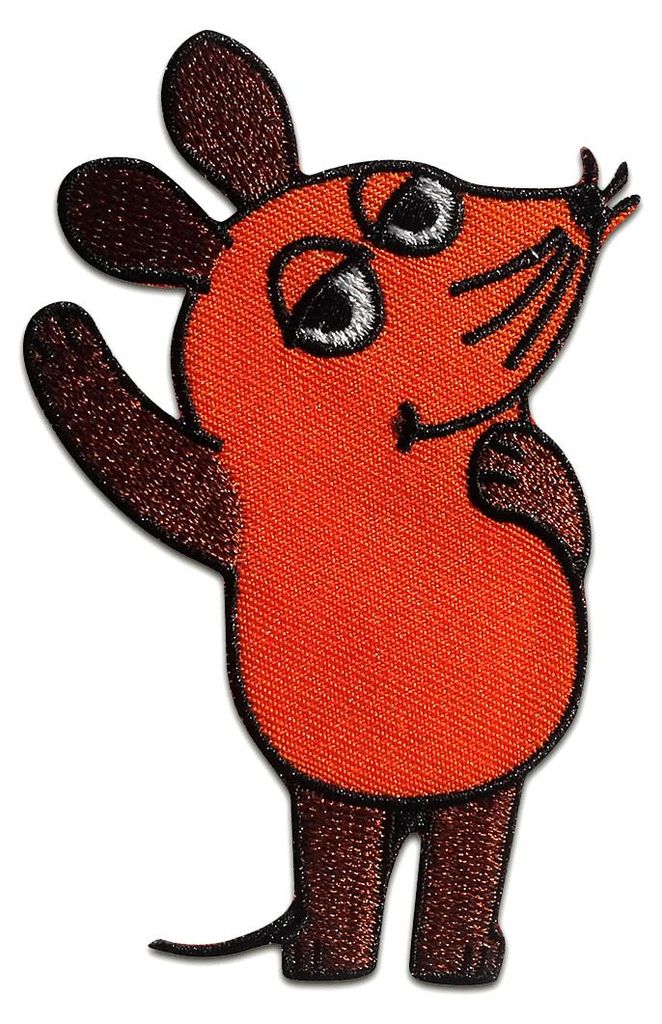 Maus Sendung Mit Der Maus Kinder - Aufnäher, Bügelbild, Produktbild 