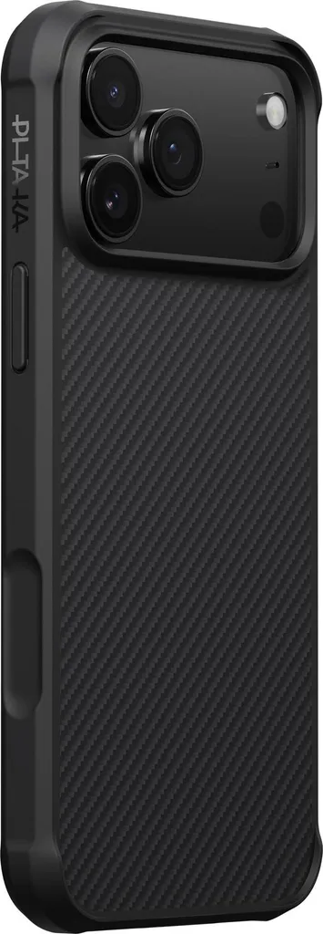 Pitaka Aramid Proguard Magsafe Custodia per Iphone 17 Pro Nero Grigio