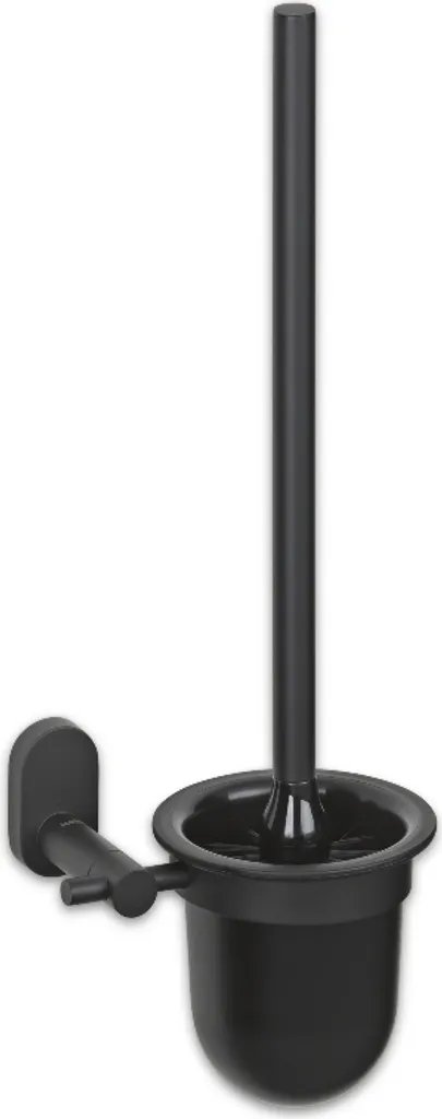 Brosse WC suspendue inox noir Kela Alessio : fini l'encombrement au sol