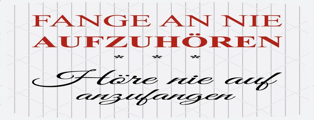 vianmo Holzschild 10x27 cm Fange an nie aufzuhören