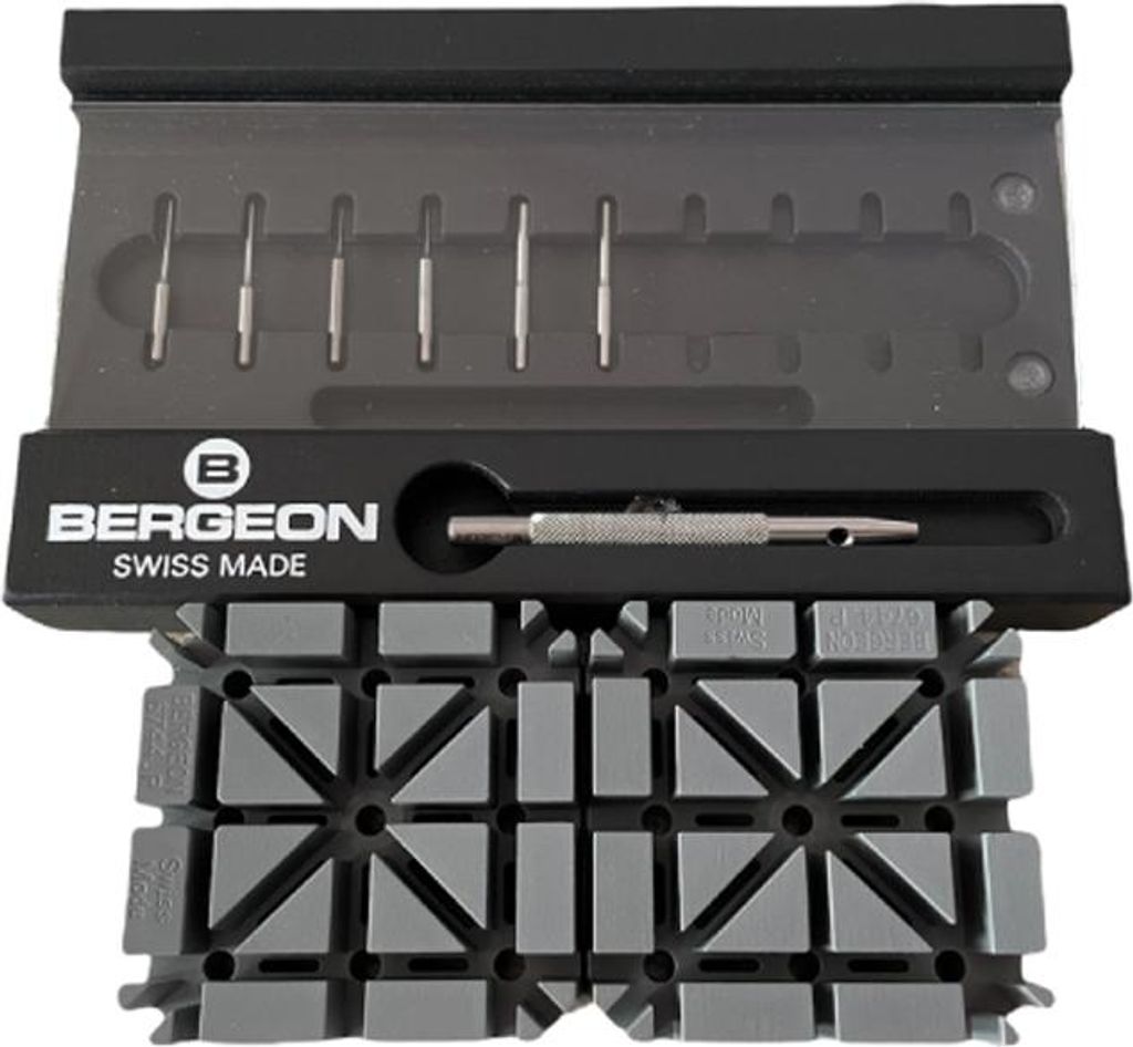 Bergeon 7744 Breitbandarmbandpin-Werkzeug-Set Uhrwerkzeug Produktbild 