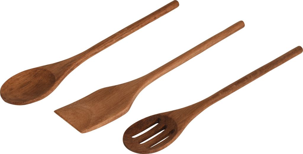 Küchenhelfer-Set aus Akazienholz: Allroundlöffel, Produktbild 