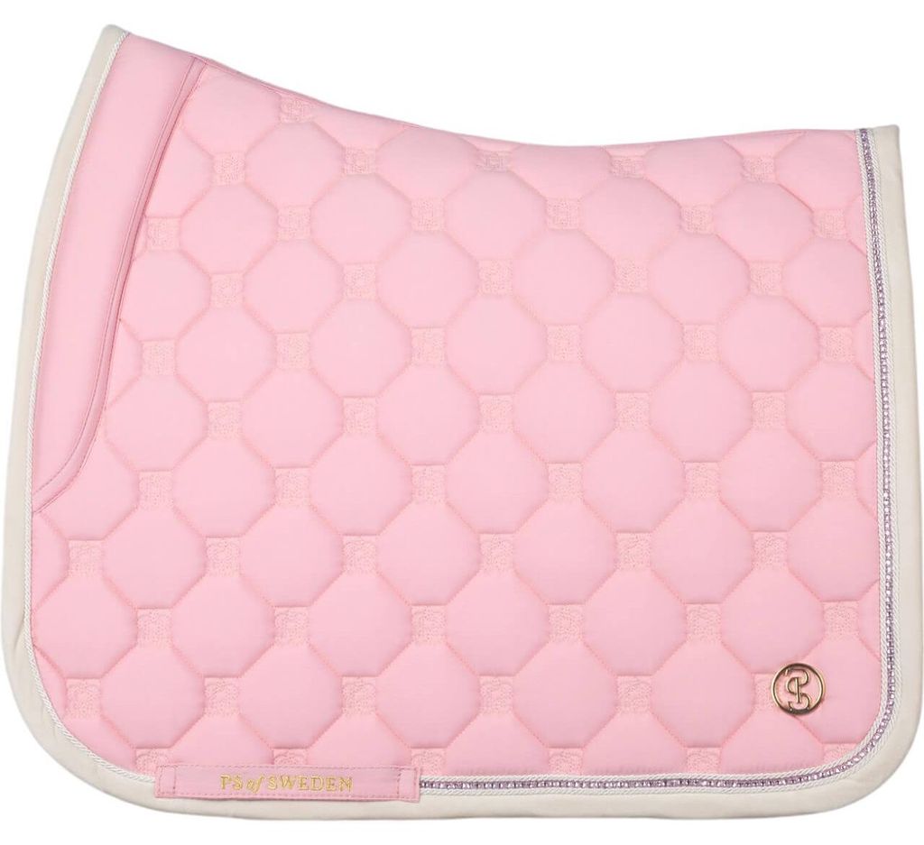 PS of Sweden Dressurschabracke Vintage Monogram FS 2025 Schabracke Hortensia pink Full