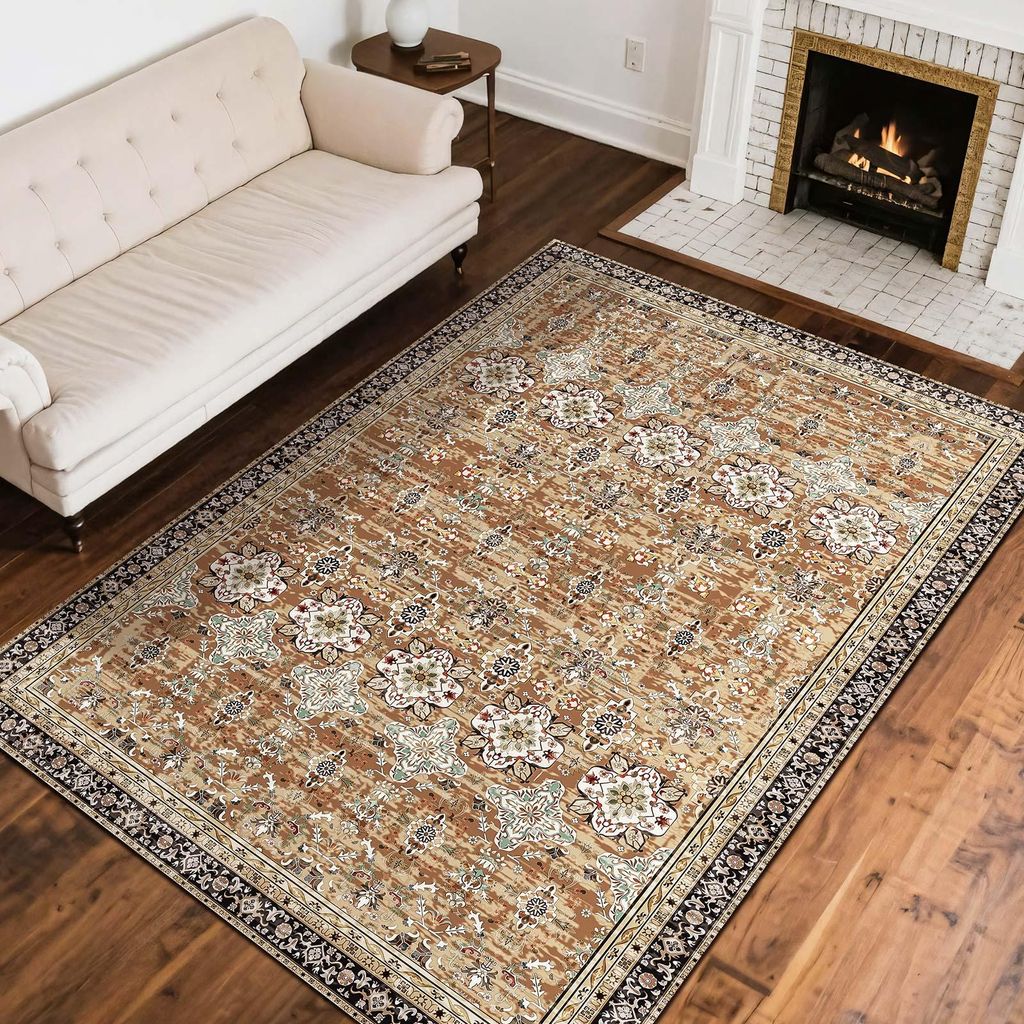 VEVOR Flächenteppich 2439x3048 mm Kurzflor, waschbarer Produktbild 