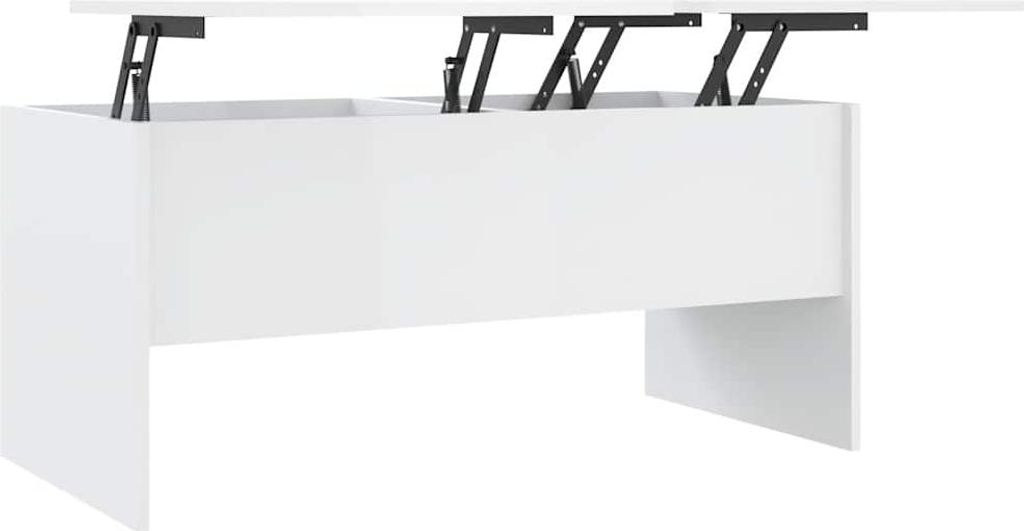 vidaXL Konferenční stolek vysoký lesk bílý 102x50,5x46,5 cm Obrázek produktu 