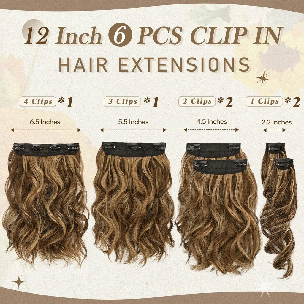 Extensions à Clips 30cm : Solution Volume Immédiat pour Cheveux Fins