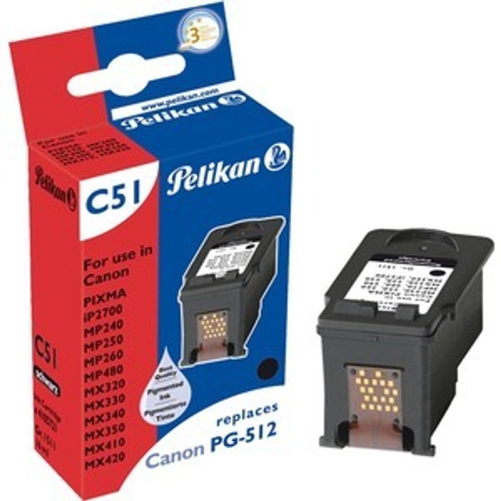 Pelikan Patrone Canon C51 PG512 black pig. remanufactured
