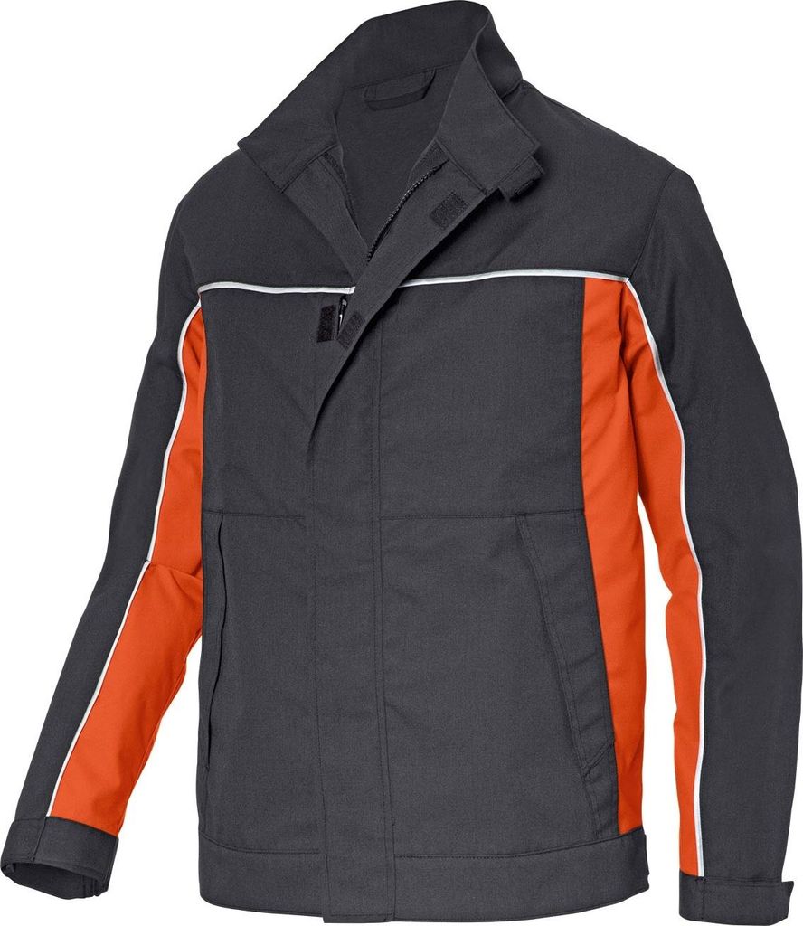 Kübler Kermel Top Jacke PSA 3 dunkelgrau/orange Gr. 44