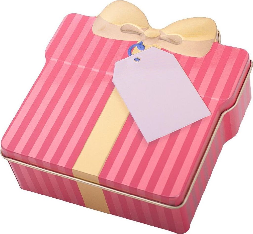Dose "Geschenk": Keksdose, Blechdose als Geschenkverpackung