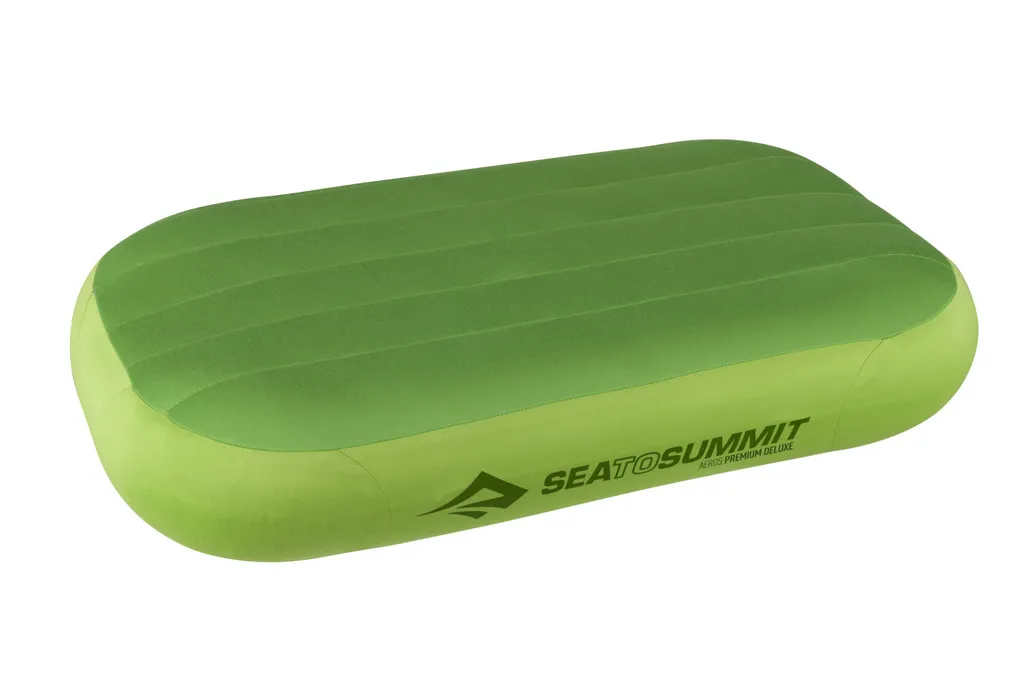 Oreiller de randonnée Sea to Summit Aeros Premium Deluxe lime