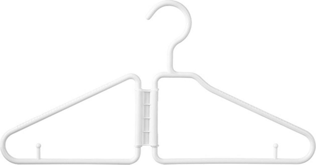 Zusammenklappbarer Kleiderbügel, Wäscheständer, stark belastbar, verformt sich nicht leicht, faltbares Design, Reise-Kleiderbügel