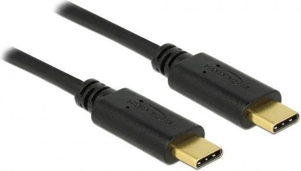 DELOCK Kabel USB C > C E-Marker 5A 1.0m schwarz