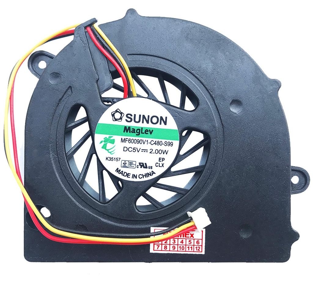 CPU Lüfter Kühler 3-Pin stecker FAN cooler für Lenovo B550 - Notebook PC